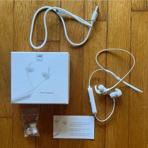 LSTN Sound Co. The Crescent Wireless Earbuds, Marble